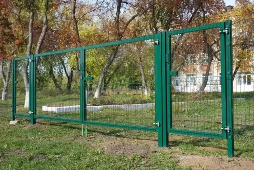 Ворота 3D распашные