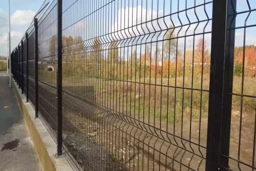 Столб для 3D ограждений «Prom» 80х80